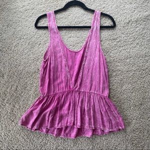 LowBack peplum styled tank